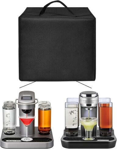 Cocktail Machine Dust Cover for Bartesian Professional Premium Cocktail 55300/55310,Margarita Machine Cover Case, Cocktail Mixer Maker and Beverage Drink Maker Covers (Black) in Kuwait