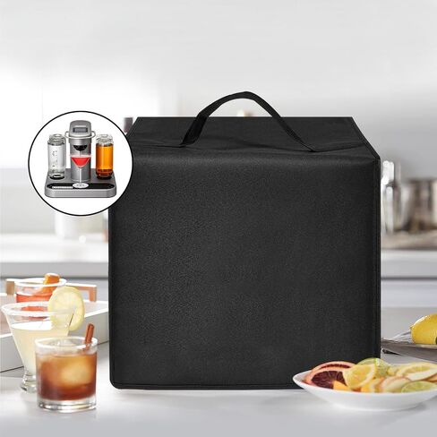 Cocktail Machine Dust Cover for Bartesian Professional Premium Cocktail 55300/55310,Margarita Machine Cover Case, Cocktail Mixer Maker and Beverage Drink Maker Covers (Black) in Kuwait
