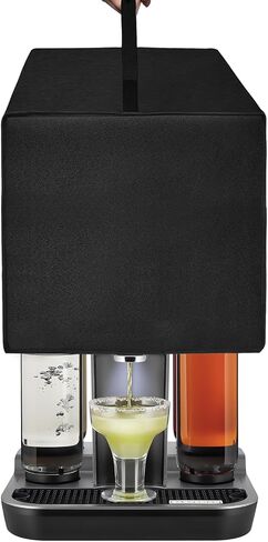 Cocktail Machine Dust Cover for Bartesian Professional Premium Cocktail 55300/55310,Margarita Machine Cover Case, Cocktail Mixer Maker and Beverage Drink Maker Covers (Black) in Kuwait