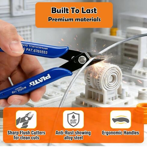 Precision 3D Printer Tool Kit, 30 PCS Model Cleaning & Finishing Set with Needle Files, Cleaning Needles, Precision Trimming Tool, Tweezers, Scrapers & Brushes for 3D Print Post Processing in Kuwait
