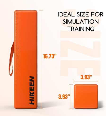 Hikeen 4PCS Football Pylons, Set of 4 Orange Football Yard Markers – 4.4lb Sand-Weighted Football Field & Flag Football Accessories, Durable Soft Sports Cones with Carry Handles for Field Goal Post in Kuwait