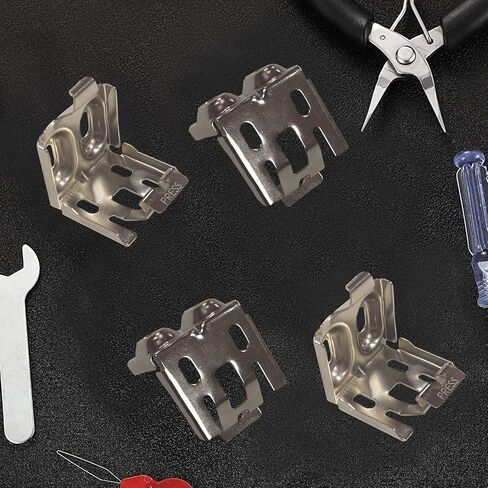 Blind Brackets, 4 Pcs Mini Blind Brackets for 1.5 inch Window Shades, Silver in Kuwait