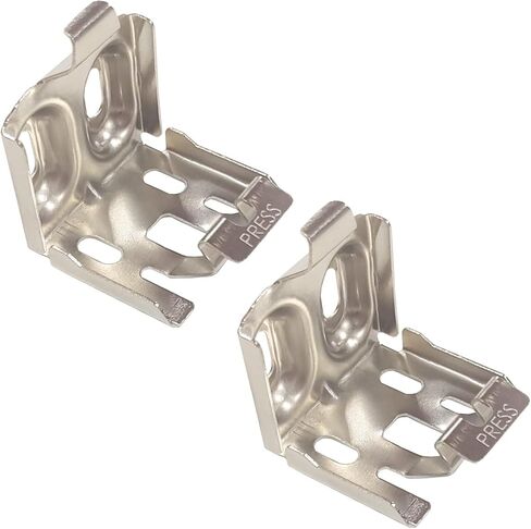 Blind Brackets, 4 Pcs Mini Blind Brackets for 1.5 inch Window Shades, Silver in Kuwait