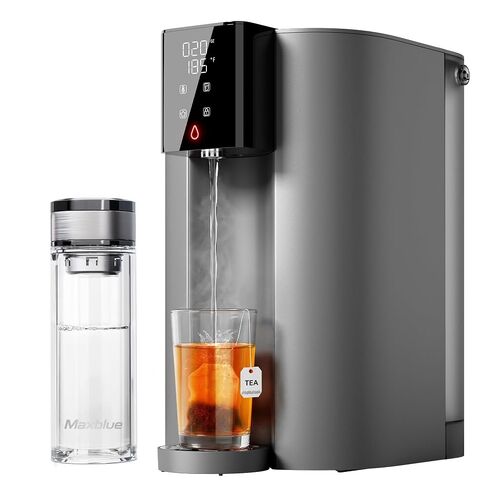 Waterdrop C1H Instant Hot Countertop RO System, No Installation Required | 6-Stage RO Filtration, Glass Bottle Included, 3:1 Pure to Drain, NSF/ANSI 372 Certified, Countertop RO Water Filter in Saudi Arabia