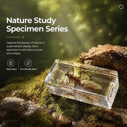 Taxidermy Mantis, Real Mantis Specimens Animal Specimen in Resin for Science Classroom Science Education, Great Gift for Fans of Taxidermy, Animal Skull, Oddities, Biology in Saudi Arabia