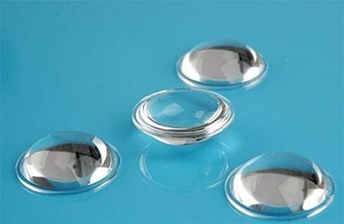 2PCS 23mm Optical Glass Focal Length 18mm Height 8.2mm LED Optics Plano Convex Condenser Lens for LED in Kuwait