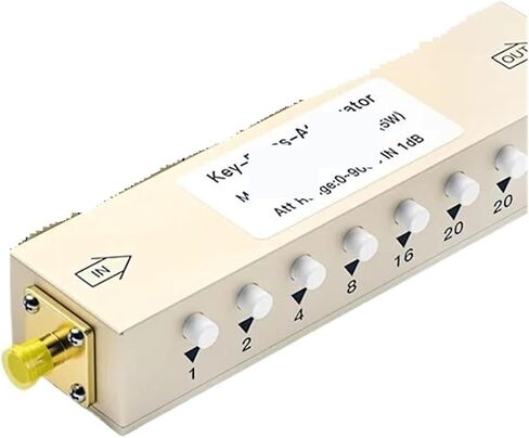 Adjustable Attenuator 2W 5W 10W Key Press Adjustable Variable Attenuator 30dB 60dB 90dB 1dB Step Attenuator 3GHz 50Ohms(2W N 90dB 3GHz) in Kuwait