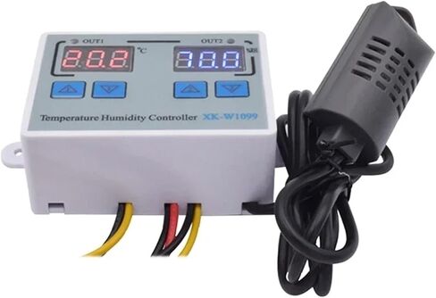 W1099 110V 220V 12V 24V Digital LED Temperature Humidity Controller for Incubator Thermometer Hygrometer Meter Sensor in Saudi Arabia