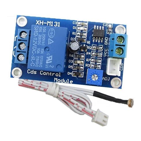 3X 12V Light Control Switch Photoresistor Relay Module Detection Sensor XH-M131 Blue in Saudi Arabia