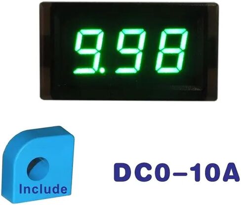 LED DC Current Indicator Current Meter Sensor DC 10A Power Supply DC 4-30V Amp Panel Meter Test Forward Negative Current in Saudi Arabia