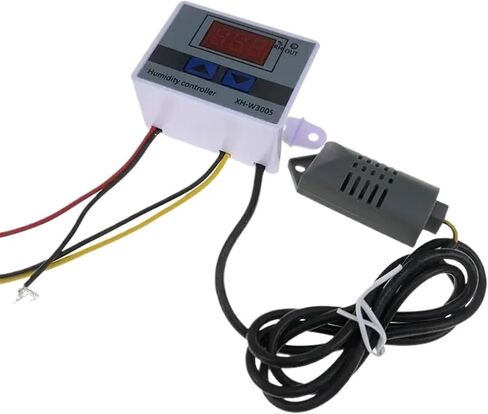 W3005 Digital Display Humidity Controller Instrument Humidity Control Switch Hygrostat Hygrometer Regulator+SHT20 Sensor Probe in Saudi Arabia
