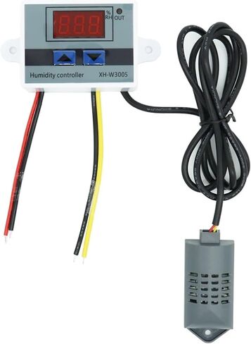 W3005 12V 24V 220V Digital Humidity Controller Instrument Humidity Control Switch hygrostat Hygrometer SHT20 Humidity Sensor in Saudi Arabia