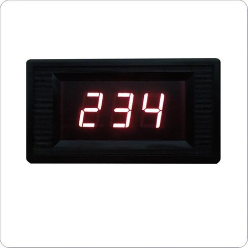 AC30-500V LED Digital AC Voltmeter Voltage Meter AC 110 220V 230V 380V Volt Panel Meter Voltage Detector Voltage Monitor(Semi-Closed (Red)) in Saudi Arabia