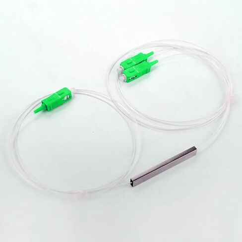 10 قطعة/الوحدة 1X2 PLC SC/SM أحادي الوضع 0.9 مللي متر G657A1 LSZH 1m الفاصل in Kuwait