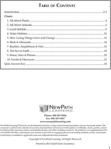 مجموعة مخططات مرساة العلوم للصف الثاني من NewPath مكونة من 10 مخططات (12 × 18 بوصة) ودليل موارد مكون من 25 صفحة يغطي الموائل ودورات الحياة وعلوم الأرض للاستخدام في الفصول الدراسية والمدرسة المنزلية (94-9920) in Kuwait