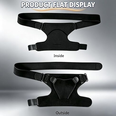 Shoulder Brace for Men and Women for Torn Rotator Cuff,Arm Sling Shoulder Immobilizer,Shoulders Compression Sleeve and Support For Pain Relief(Black) in Kuwait