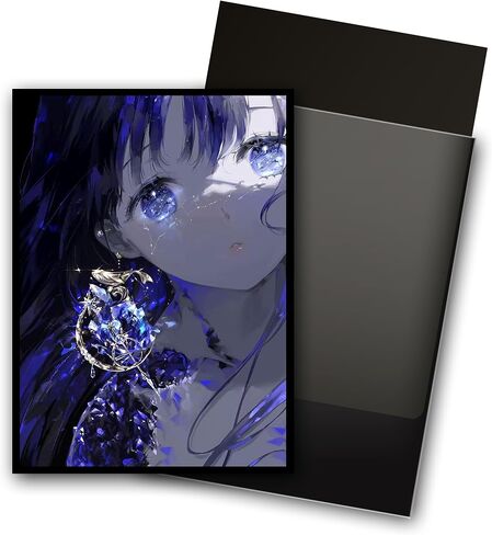 MTG Card Sleeves, Ultra Clear Front & Matte Finish Back, 100 Count Standard Size Matte Art Sleeve for Magic The Gathering (Shadow) in Kuwait