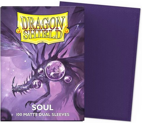 Dragon Shield | Red/Gold, Soul & Truth Bundle | 3×100 CT Matte Dual Standard Size Card Sleeves – Smooth & Tough Premium TCG Sleeves | Compatible Magic: The Gathering in Kuwait