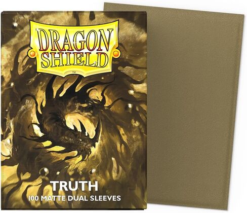 Dragon Shield | Red/Gold, Soul & Truth Bundle | 3×100 CT Matte Dual Standard Size Card Sleeves – Smooth & Tough Premium TCG Sleeves | Compatible Magic: The Gathering in Kuwait