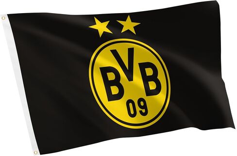 صبار الصحراء بوروسيا دورتموند FC علم BVB ألمانيا الألمانية يموت Schwarzgelben لكرة القدم 100٪ بوليستر داخلي خارجي 3 × 5 أقدام أعلام الفريق (العلم B) in Kuwait