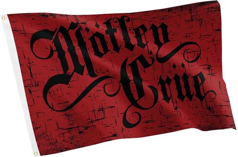 Desert Cactus Motley Crue Flag - 3 x 5 Feet CrueHeads Banner, Indoor/Outdoor Durable Fabric Display (Style H) in Kuwait