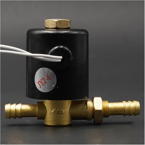 1PCS SVZ-3.5 Solenoid Valve 220v 36v 24v Orifice Plate 3.5mm Two-Position Two-Way Valve VZCT Argon arc Welding Machine(SVZ-3.5,8MM Hose_AC220V) in Saudi Arabia