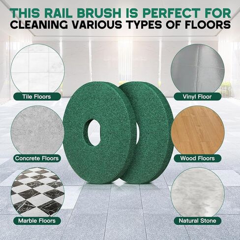 12" Cleaning Orbiter Pads Commercial Floor Buffer Pads Hardwood Floor Maintenance Scrubber Polisher Cleaning and Stripping for Orbiter Machine (5pcs) in Kuwait