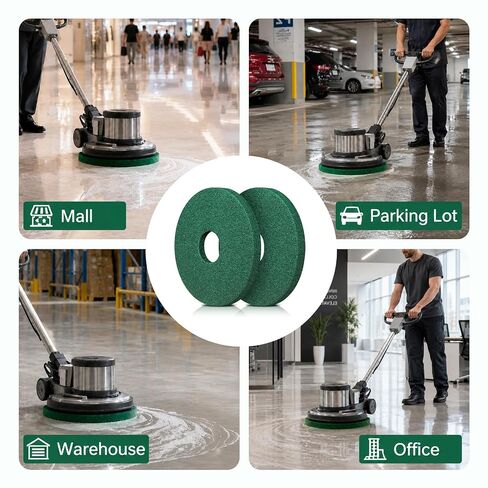 12" Cleaning Orbiter Pads Commercial Floor Buffer Pads Hardwood Floor Maintenance Scrubber Polisher Cleaning and Stripping for Orbiter Machine (5pcs) in Kuwait