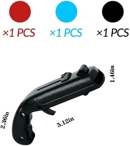 3 PCS Pistol Ejection Bottle Opener, Red, Blue, Black Beer Bottle Opener with Launcher, Creative Shooter for Beer Soda Drinks, Fun Party Bar Tool Gift for Men Dad Him in Kuwait