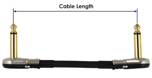 4-Pack 6 "Castline Gold Mogami 2524 كابل تصحيح لوحة دواسة الجيتار | 1/4" TS موصل فطيرة منخفض المستوى in Kuwait