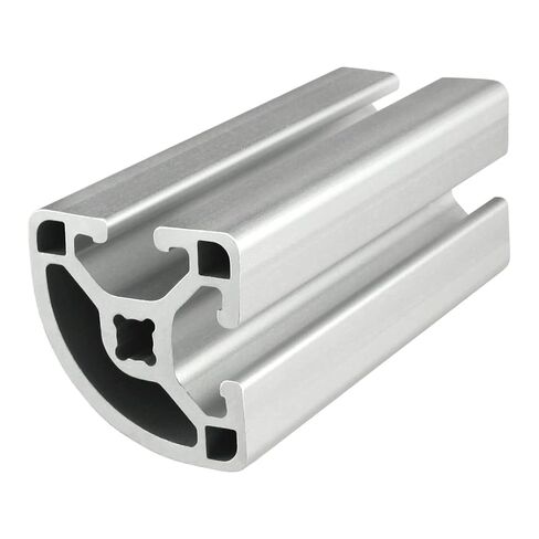 8020، 1517، 15 سلسلة 1.5 بوصة × 1.5 بوصة 1.5x1.5 T-Slotted ربع دائري من الألومنيوم DIY مقذوف دائري قوس خطي فتحة قضيب السكك الحديدية 80/20 (لايت ناعم، أنودة شفافة، طول 89 بوصة) in Kuwait