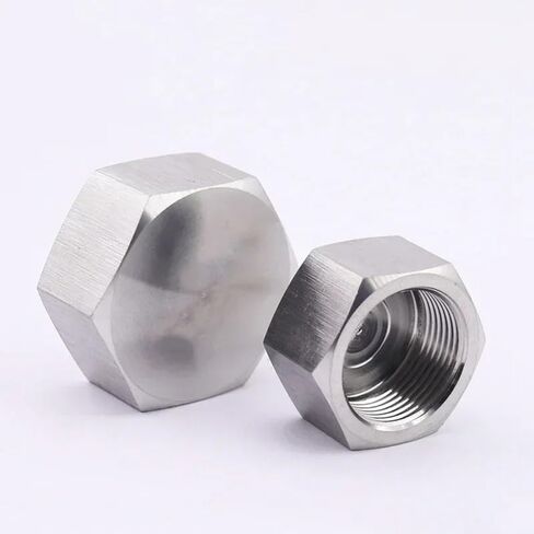 1pc 1/8" 1/4" 3/8" 1/2" 3/4" 1" NPT Metric Female Thread 304 Stainless Steel Hex Head End Cap Pipe Fitting(NPT3I4) in Kuwait