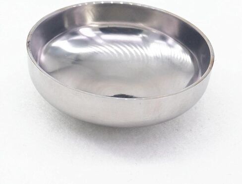 89mm 3.5" O/D 304 Stainless Steel Hygiene Grade Welding End Cap Pipe Fitting in Kuwait