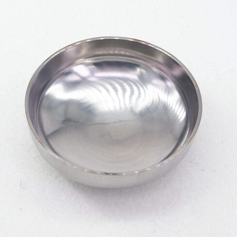89mm 3.5" O/D 304 Stainless Steel Hygiene Grade Welding End Cap Pipe Fitting in Kuwait
