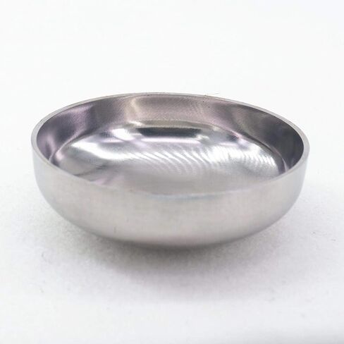 89mm 3.5" O/D 304 Stainless Steel Hygiene Grade Welding End Cap Pipe Fitting in Kuwait