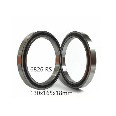 2pcs 6826 2RS 130x165x18 Metric Thin Section Bearings 61826 6826RS in Kuwait