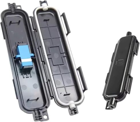 Introducing Optical Cable Waterproof Protection Box, Fiber with SC Adapter Tube Heat shrinkable(10pcs UPC) in Saudi Arabia