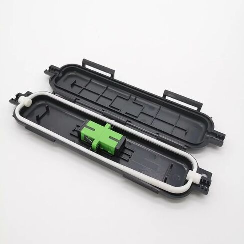Introducing Optical Cable Waterproof Protection Box, Fiber with SC Adapter Tube Heat shrinkable(10pcs UPC) in Saudi Arabia