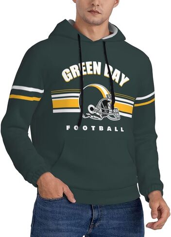 Custom Hoodie for Men, Personalized Football Sweatshirt, Customized Any Name Number Hoodies Gifts in Kuwait