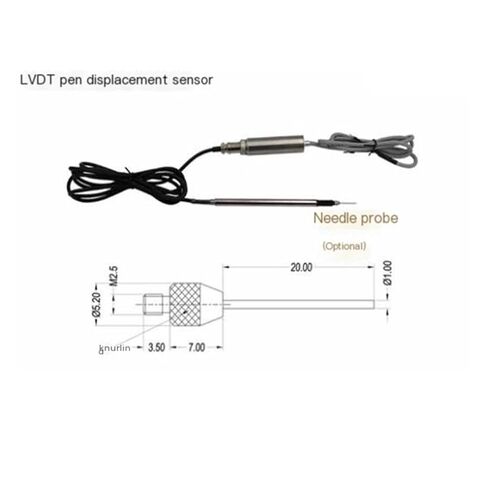 أجهزة استشعار الإزاحة LVDT أجهزة استشعار الإزاحة الاستقرائية (4-20mA، F25-5mm) in Kuwait