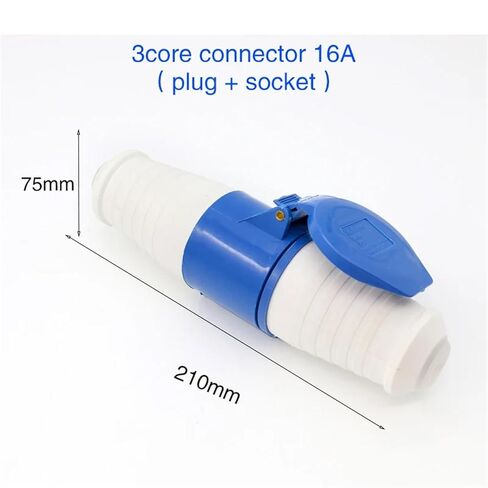 Waterproof Industrial Socket 3 core 4 5 Hole 16A Connector Aviation in Kuwait