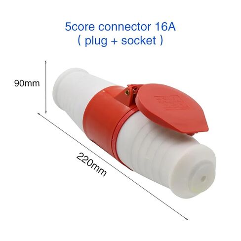 Waterproof Industrial Socket 3 core 4 5 Hole 16A Connector Aviation in Kuwait