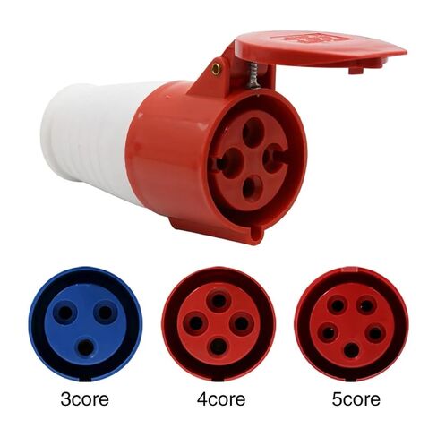 Waterproof Industrial Socket 3 core 4 5 Hole 16A Connector Aviation in Kuwait