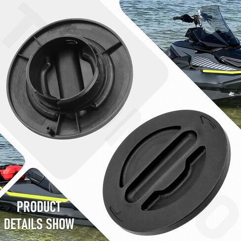 2 حزمة 291004481 مجموعة غطاء الوصول إلى السطح الخلفي مع استبدال حلقة دائرية لقارب Sea-Doo GTI RXT RXP GTR GTX 155 230 300 Wake Fish Pro & Explorer Pro in Kuwait