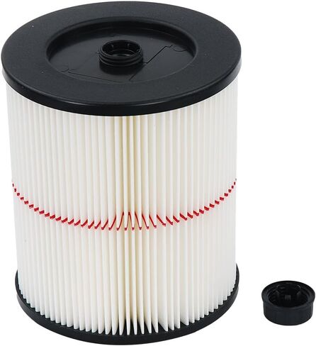 SaferCCTV Wet/Dry Cartridge Filter Compatible with Craftsman 5 6 8 9 12 14 16 20 & 32 Gallons Vacuum Filter Compatible with Shop Vac, 9-17816, 17816, 00917816000, 00917912000 & 17912 (1Pack) in Kuwait