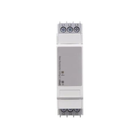 مرحل مراقبة ثلاثي الطور DPA01CM44 208 إلى 480 فولت تيار متردد تسلسل وحماية من الضياع تأخير قابل للتعديل DIN حامل السكك الحديدية in Kuwait