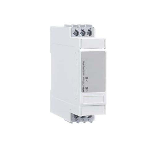 DPA01CM60 Phase Sequence Protection Relay, 380-600 VAC 3-Phase Monitoring Relay for DIN Rail, Adjustable Delay in Kuwait