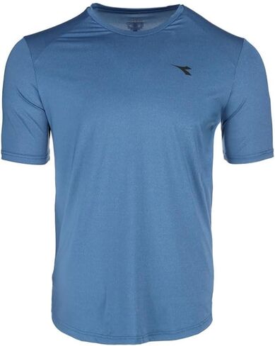 تي شيرت رياضي كاجوال بأكمام قصيرة ورقبة دائرية للرجال من Diadora in Kuwait