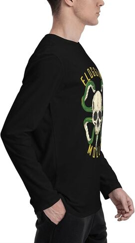 Mens Long Sleeve Cotton T-Shirt Popular Travel Outdoor Long Sleeves Sweatshirt in Kuwait