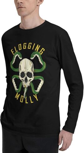 Mens Long Sleeve Cotton T-Shirt Popular Travel Outdoor Long Sleeves Sweatshirt in Kuwait